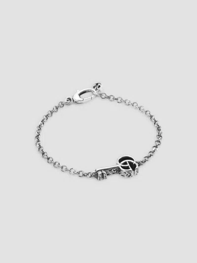 Gucci Women's Gg Key Sterling Silver Bracelet