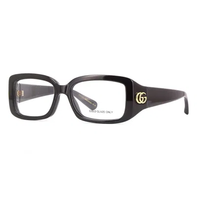 Gucci Women's Rectangular Eyeglasses In Black