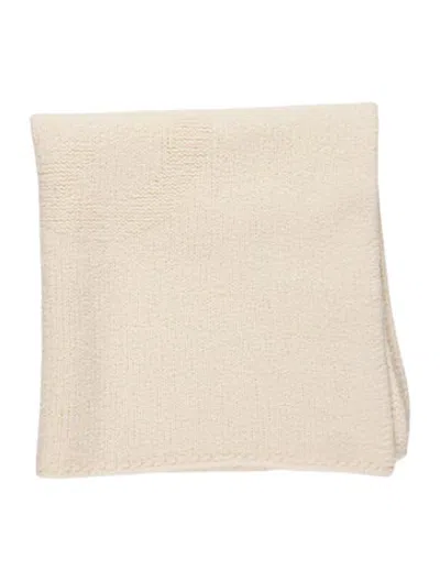 Pre-owned Gucci Wool Baby Blanket In Neutrals