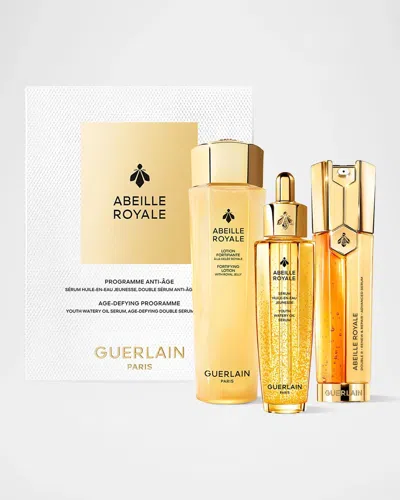 Guerlain Abeille Royale Best-sellers Routine Set In Transparent
