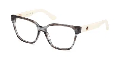 Guess Gu50381 020 Women's Glasses Grey Size 54 - Free Lenses - Blue Light Block Available In Grey,horn
