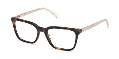 Guess Gu50391 052 Men's Glasses Tortoiseshell Size 53 - Free Lenses - Blue Light Block Available In Dark Tortoise