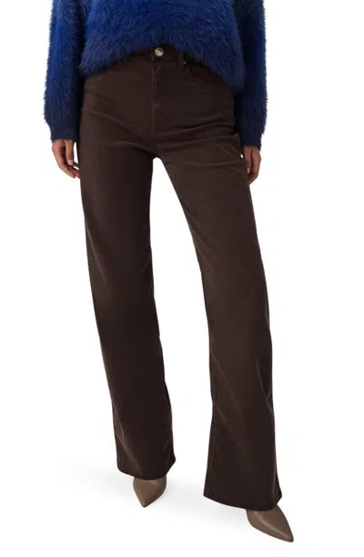 Guess High Waist Wide Leg Jeans In Blue