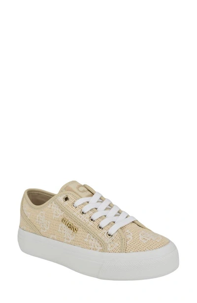 Guess Jelexa Sneaker In Light Natural