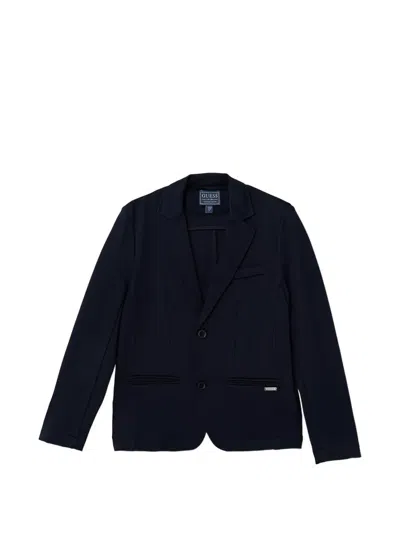 Guess Kids' Long-sleeve Blazer In Blue