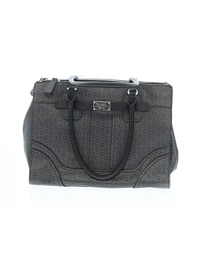 Pre-owned Guess Satchel In Gray
