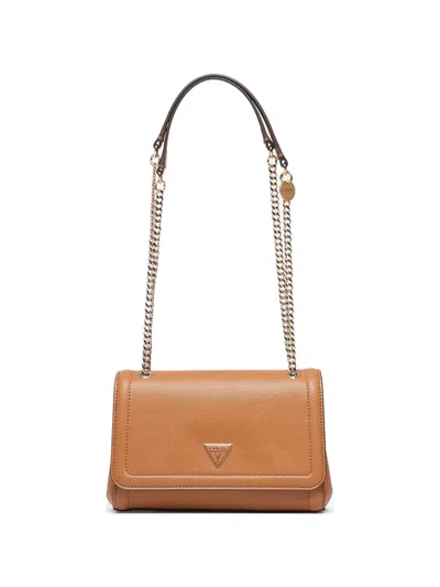 Guess Usa Noelle Ii Logo-plaque Crosshatch-texture Backpack