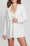 Guess Valentina Single Button Blazer In White