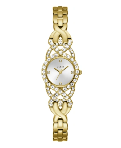 Guess Women's Analog Gold-tone Steel Watch 23mm In Gold Tone