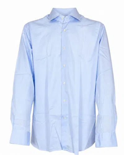 Guglielminotti Light Blue Spread Collar Shirt