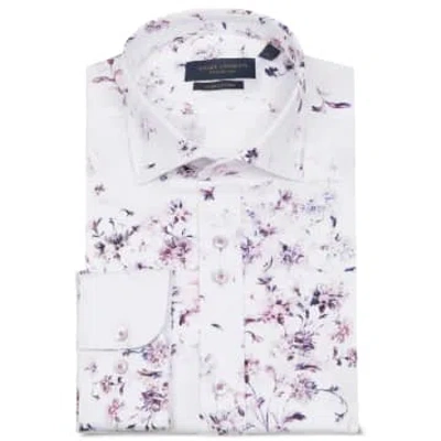 Guide London Floral Print Shirt In Pink