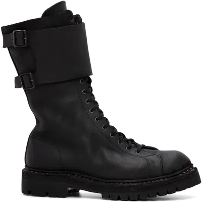 Guidi Black Lace 24 Boots In Blkt
