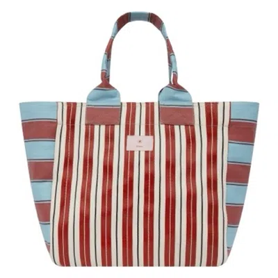 Gunes Swim Women's Blue / Red Nauticle Rose Grand Bundle Bag In Blue/red