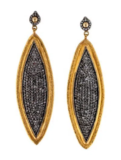 Pre-owned Gurhan Diamond Drop Earrings In Multicolor