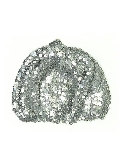 Pre-owned Gymboree Kids' Beanie Hat In Silver
