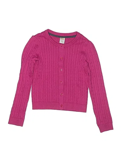 Pre-owned Gymboree Kids' Cardigan Sweater In Pink