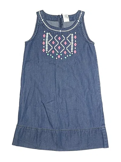 Pre-owned Gymboree Kids' Dress In Blue