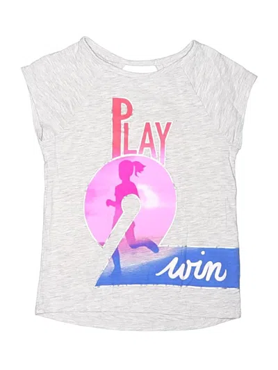 Pre-owned Gymboree Kids' Sleeveless T-shirt In Silver