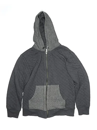 Pre-owned Gymboree Kids' Zip Up Hoodie In Gray