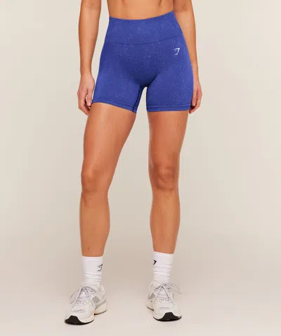 Gymshark Adapt Fleck Seamless Shorts In Blue