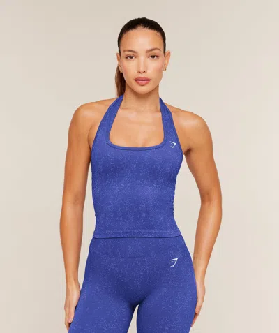 Gymshark Adapt Fleck X Whitney Tank With Shelf In Blue