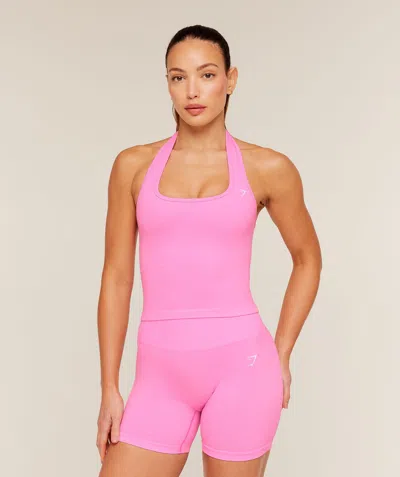 Gymshark Adapt Fleck X Whitney Tank With Shelf In Pink