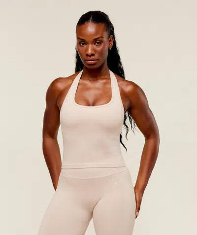 Gymshark Adapt Fleck X Whitney Tank With Shelf In White