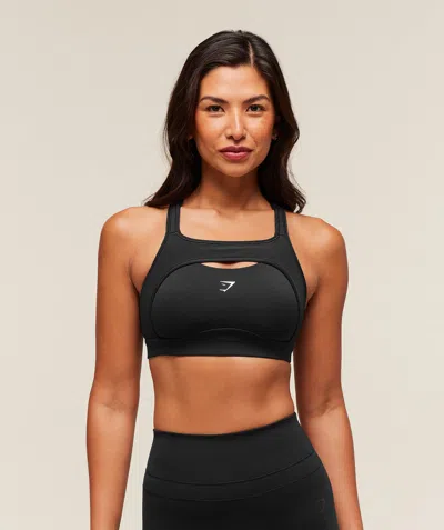 Gymshark Alpha High Support Sports Bra In Black