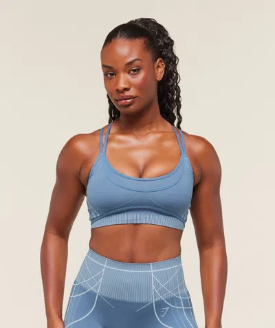 Gymshark Apex Seamless Strappy Sports Bra In Gray