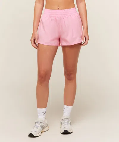 Gymshark Campus Woven Shorts In Pink