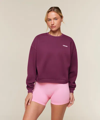 Gymshark Cosy Luxe Sweatshirt In Purple
