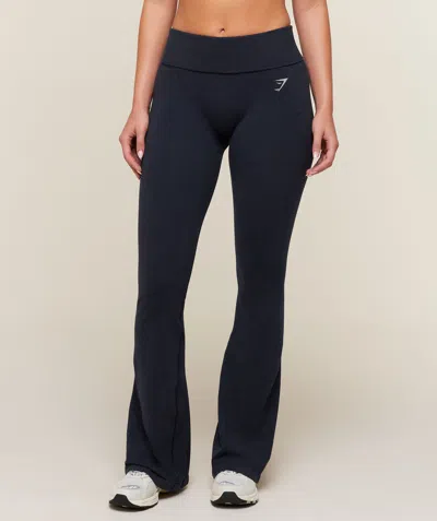 Gymshark Cottonmove™ Flared Leggings In Blue