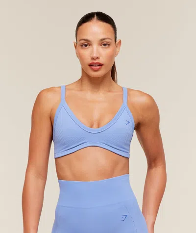 Gymshark Energise Seamless Sports Bra In Blue
