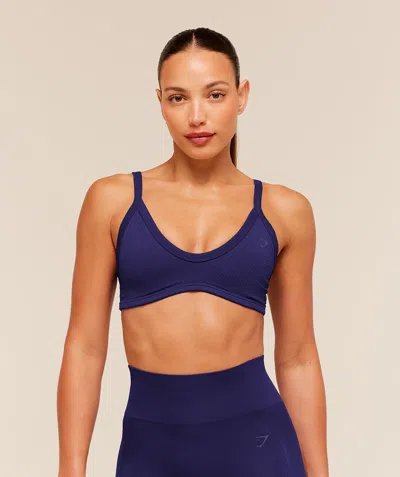 Gymshark Energise Seamless Sports Bra In Purple