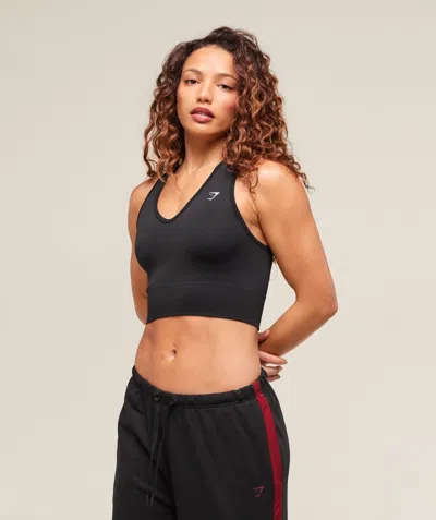 Gymshark Everyday Seamless Crop Tank In Black