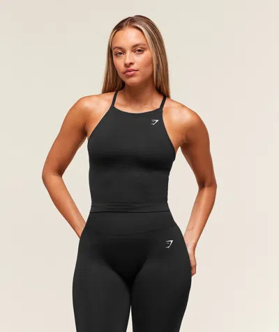 Gymshark Everyday Seamless Tank With Shelf In Black
