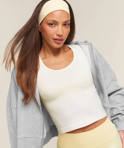 Gymshark Everyday Seamless Tight Fit Crew Neck Tee In White