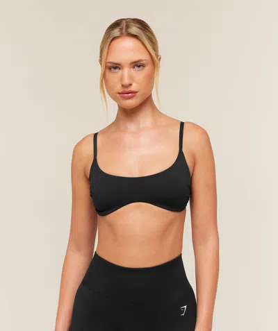 Gymshark Flutter Micro Sports Bra In Multi