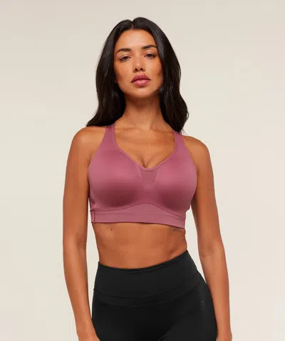 Gymshark High Support V-neck Sports Bra In Pink