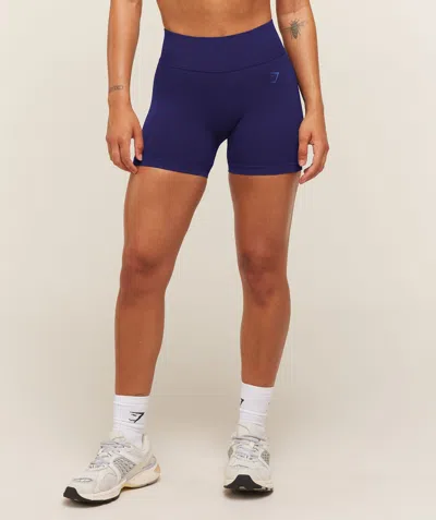 Gymshark Lift Seamless 2.0 Mid-rise Shorts In Purple