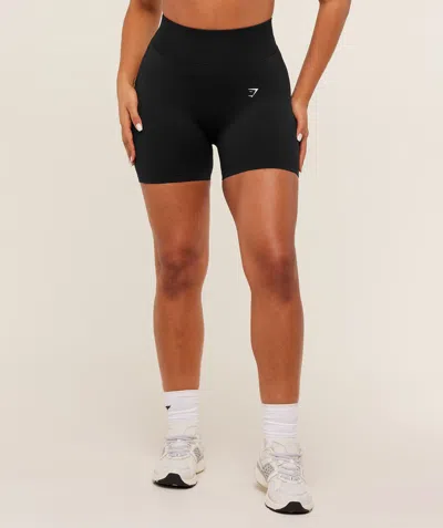 Gymshark Lift Seamless High-rise Shorts In Black