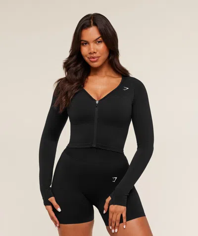 Gymshark Lift Seamless Jacket In Black