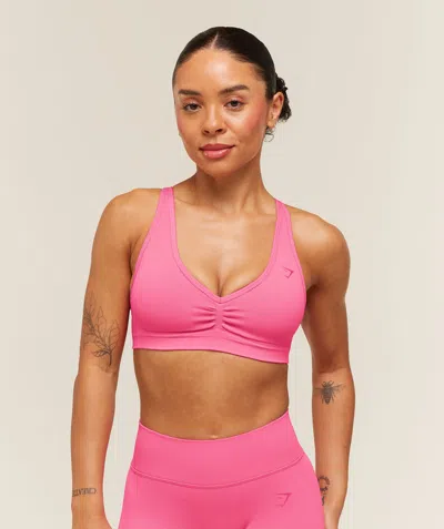 Gymshark Lift Seamless Sports Bra In Pink