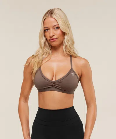 Gymshark Minimal Sports Bra In Animal Print