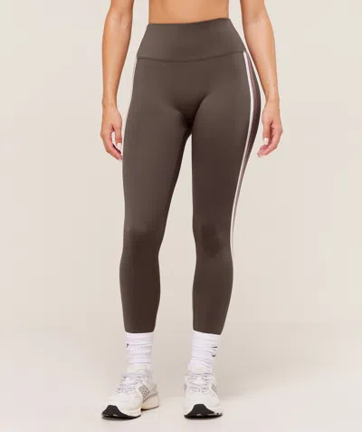 Gymshark Piping Leggings In Brown
