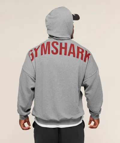 Gymshark Power Oversized Hoodie In Grey