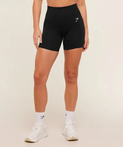 Gymshark Relay Seamless High-rise Shorts In Black