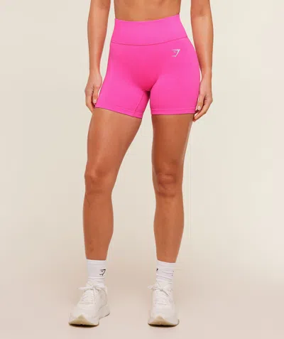 Gymshark Relay Seamless High-rise Shorts In Pink