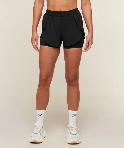 Gymshark Running 2-in-1 Shorts In Black