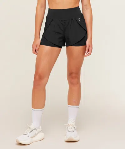 Gymshark Running 2-in-1 Shorts In Black
